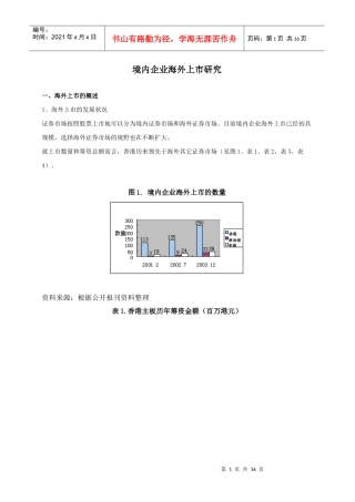 我国企业境外借壳上市的实证分析与法律规范(doc 14)