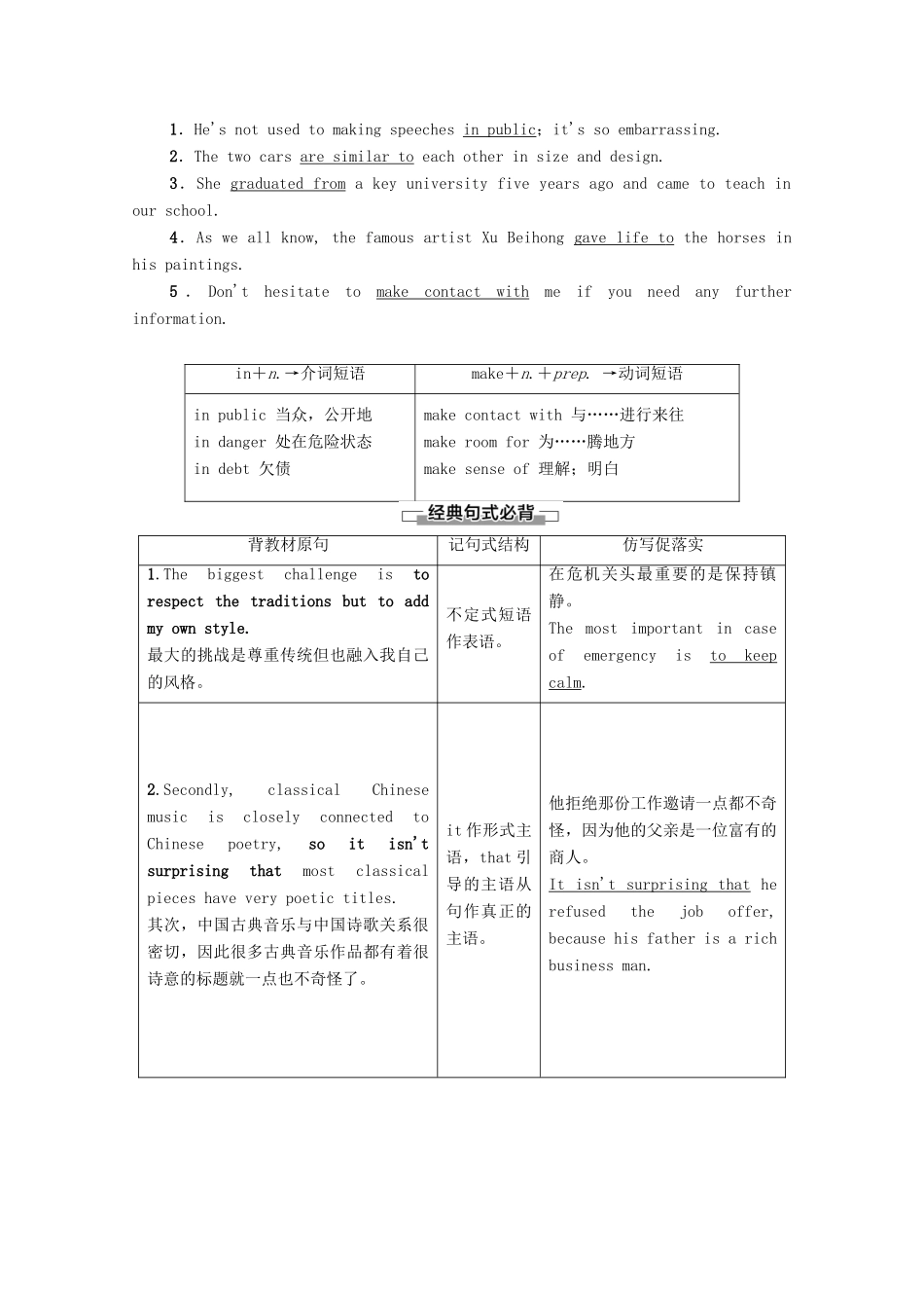 高中英语 Module 4 Music Section Ⅱ Language Points（Ⅰ）（Introduction  Vocabulary and Reading）（教师用书）教案 外研版选修6-外研版高二选修6英语教案_第2页