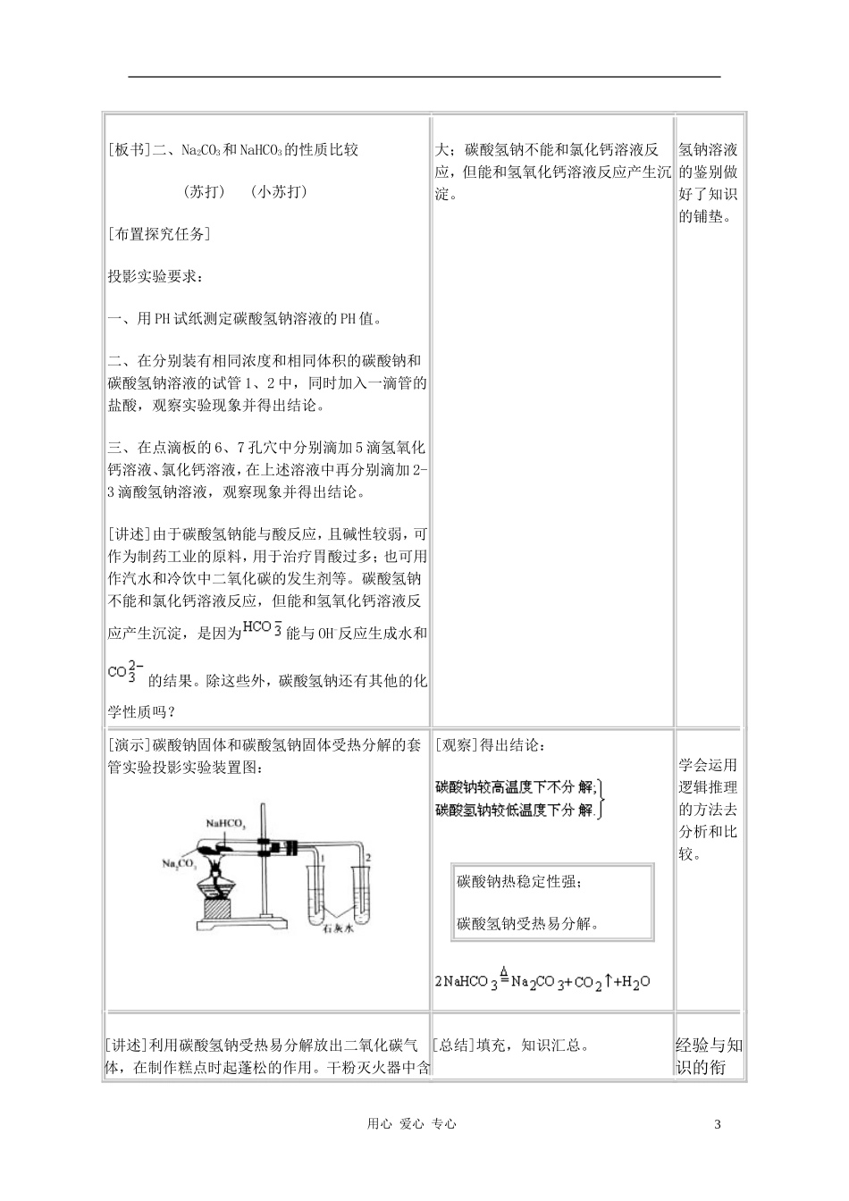 高中化学 专题2 从海水中获得的化学物质 第二单元 钠、镁及其化合物教案（3） 苏教版必修1_第3页