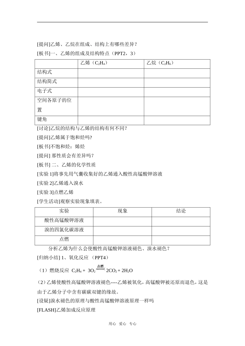高中化学课时3 石油的炼制 乙烯（二）苏教版必修二_第2页
