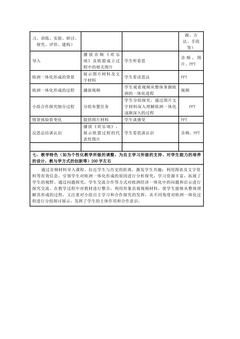高中历史 第24课 欧洲的经济区域一体化教案2 岳麓版必修2-岳麓版高一必修2历史教案_第2页