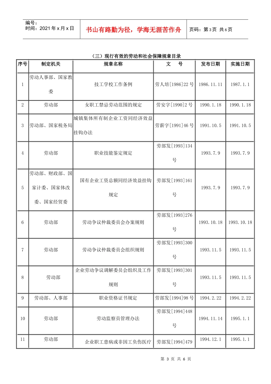 社会保障有效法律法规_第3页