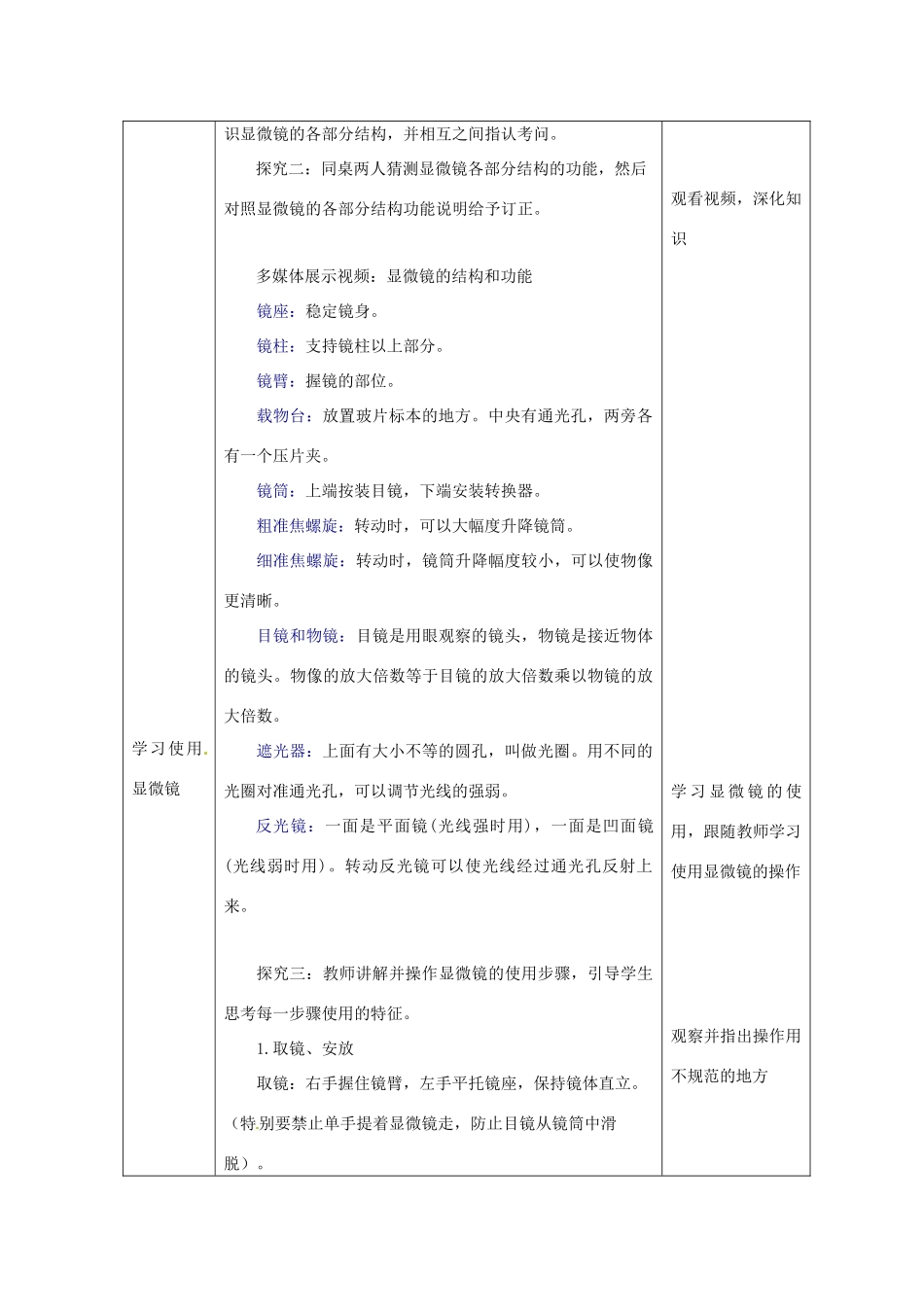 生物：第1章 第5节 科学探究的基本方法 教案（苏科版七年级上）_第2页