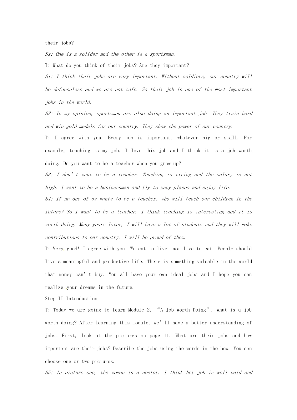高中英语 Module2 TheFirst Period Reading教案 外研版必修5-外研版高二必修5英语教案_第2页