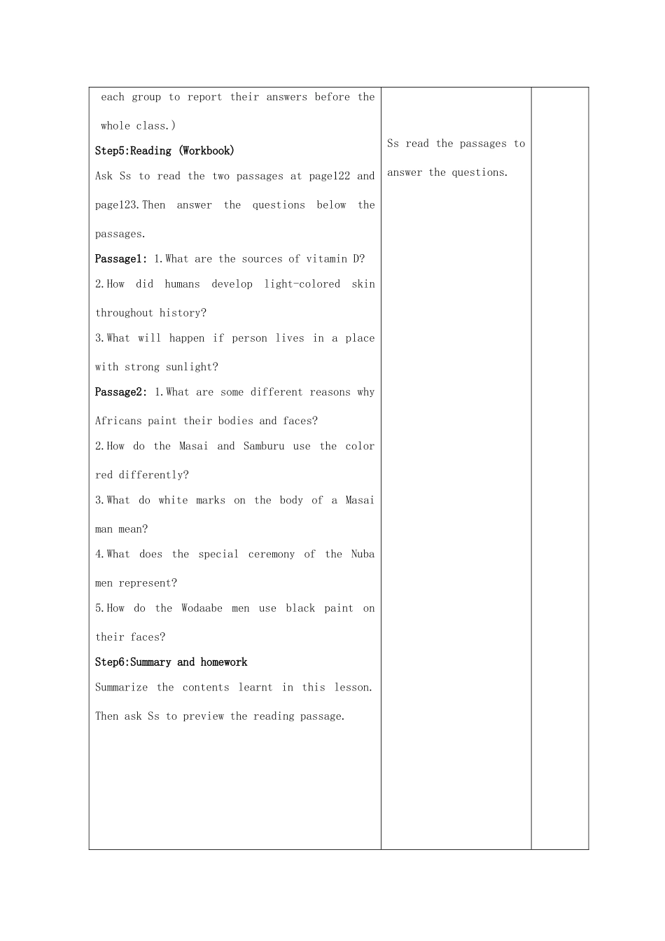 高中英语 Unit3 The meaning of colour-Reading1精品教案 牛津译林版选修9_第3页