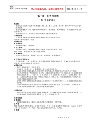 第一章职务与法规(渔业培训)