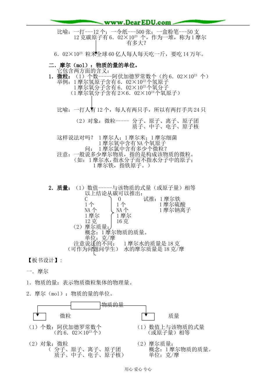 高中化学第一册必修第三章 物质的量人教版_第2页