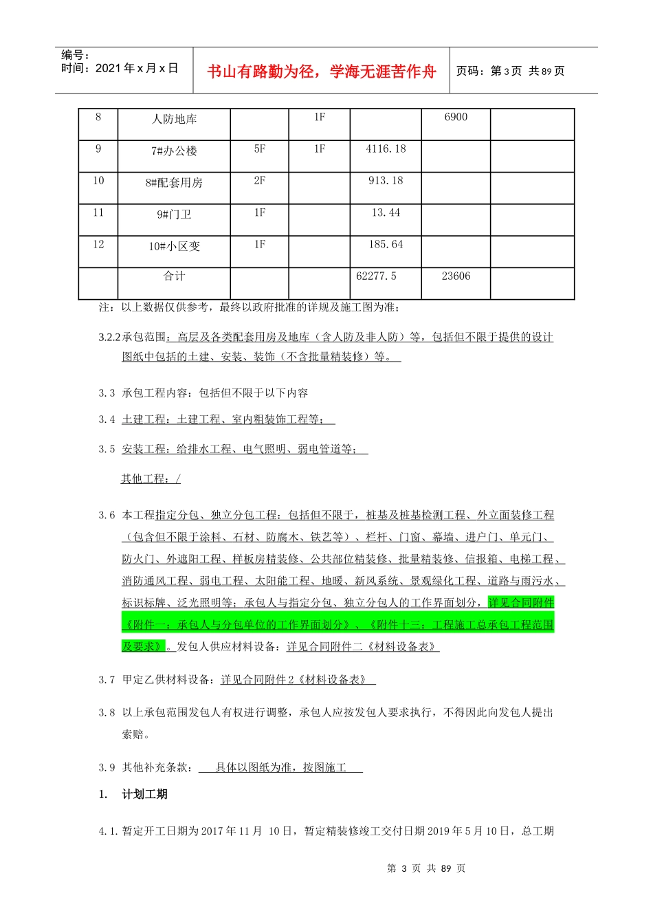 地块项目总承包工程合同范本_第3页