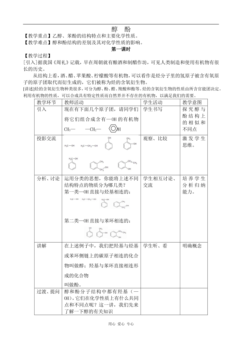 高中化学醇酚新人教版选修五_第1页