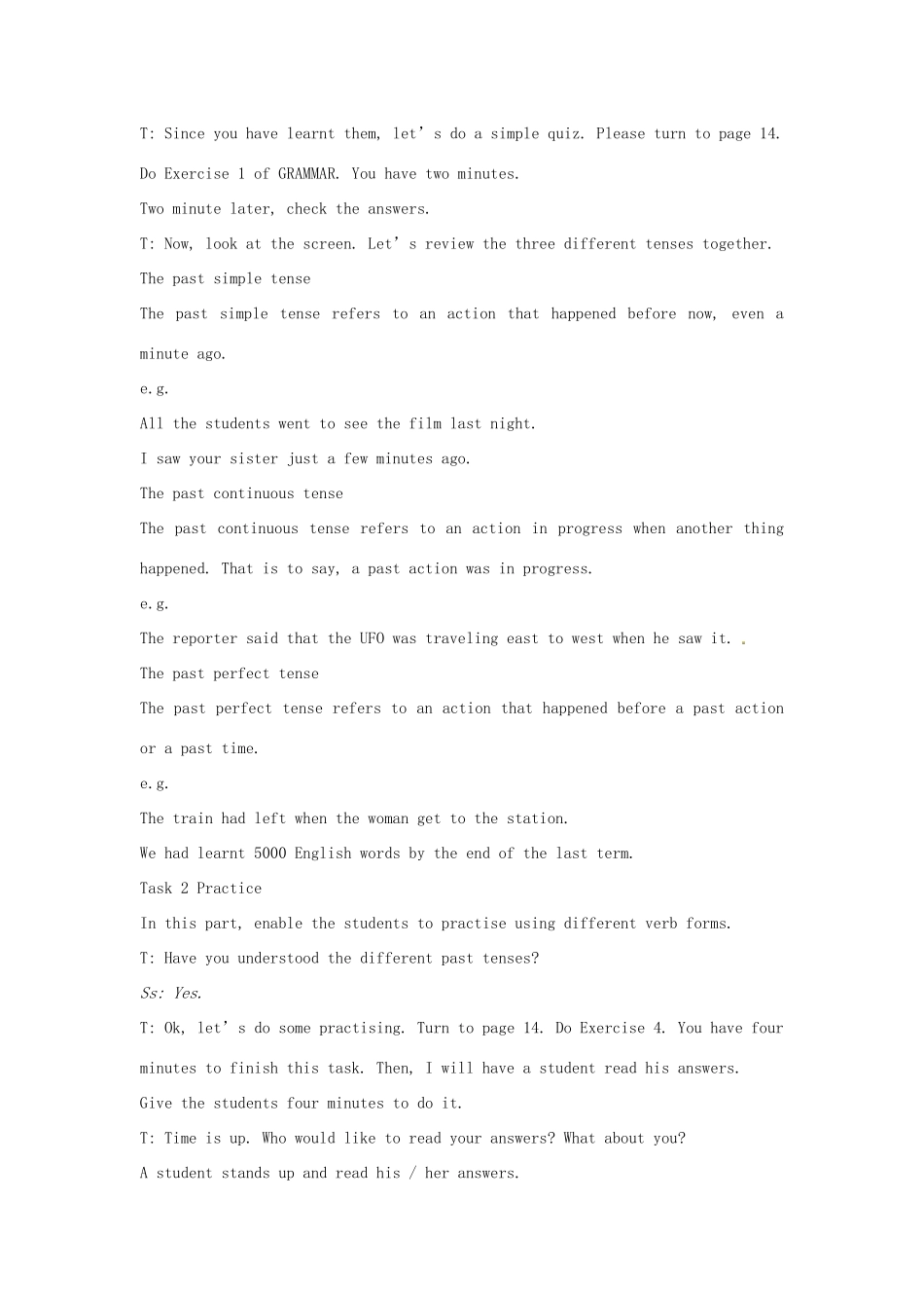 高中英语 Module2 TheSecond Period LanguageStudy教案 外研版必修5-外研版高二必修5英语教案_第3页