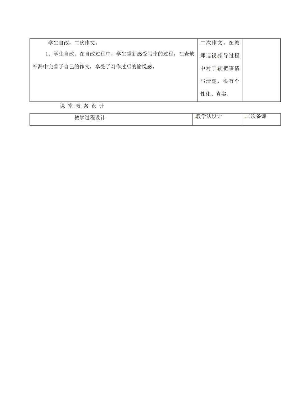 （秋季版）吉林省长春市七年级语文上册 作文四 童年趣事教案2 长春版-长春版初中七年级上册语文教案_第2页