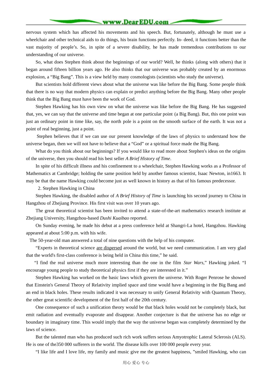 高二英语 Unit1 Making a difference 2_第2页