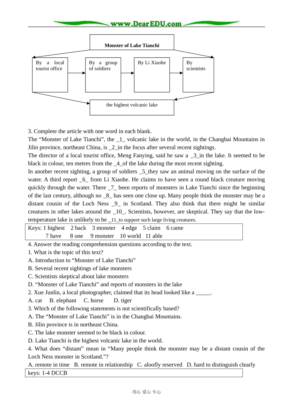 外研版英语必修4 Module6 Unexplained Mysteries of the Natural World--Reading _第2页