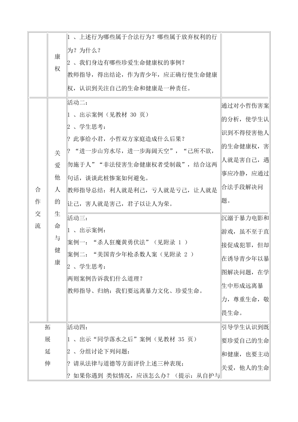八年级政治人教版同样的权利 同样的爱护1_第2页