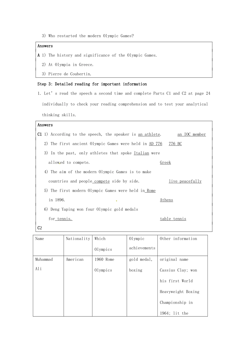湖南省蓝山二中高中英语《unit2 Reading》教案 牛津版必修4_第2页