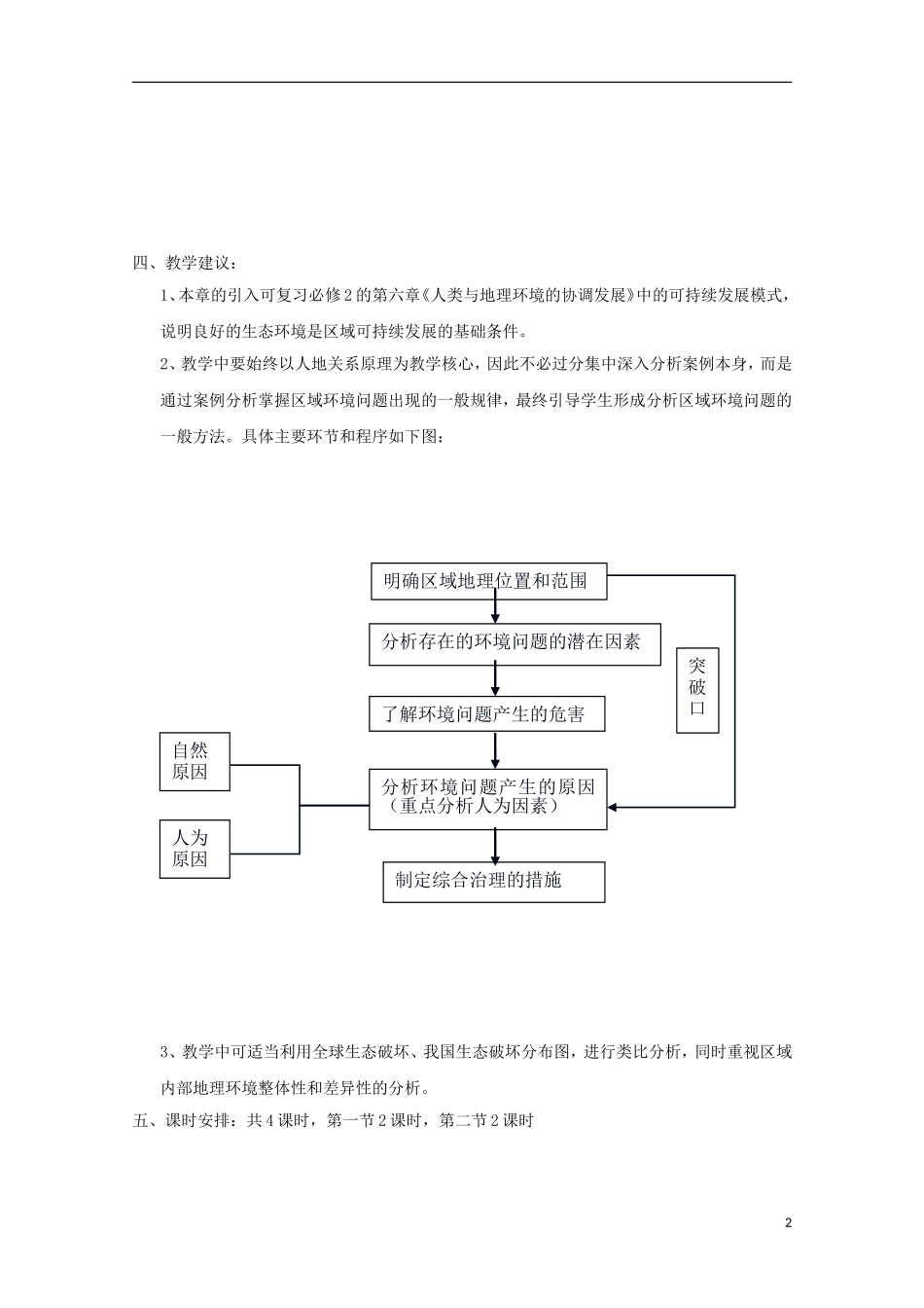 内蒙古赤峰二中高中地理 第二章第一节荒漠化的治理以我国西北地区为例教案1 新人教版必修3_第2页