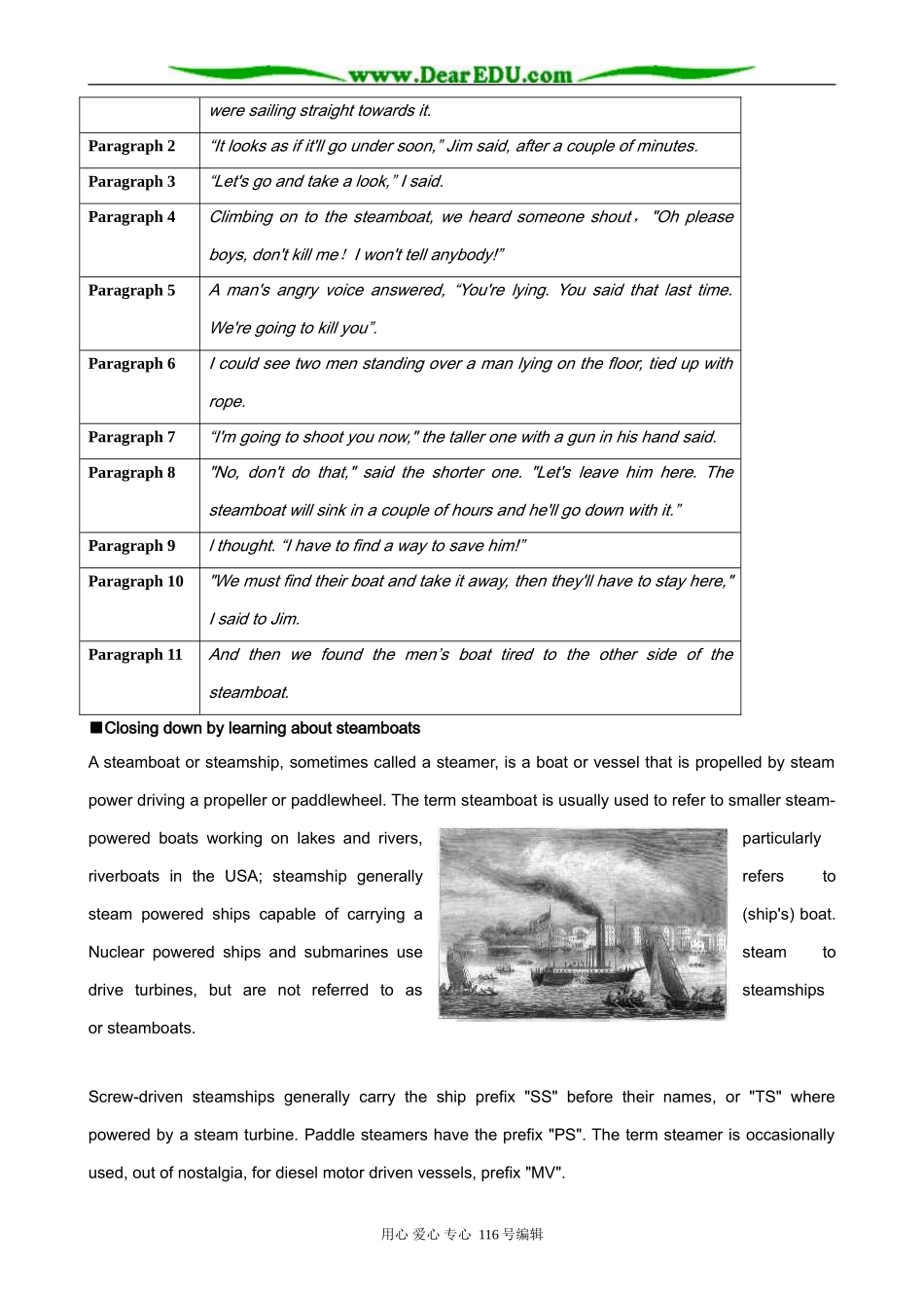 高中英语Module3 Period1 Reading-The Steamboat_第3页