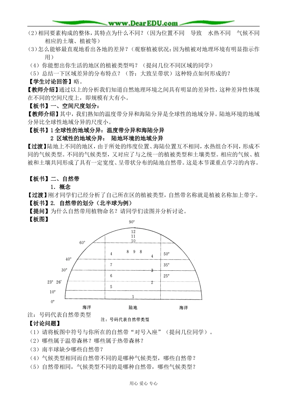新人教版高中地理必修1自然地理环境的差异性 第1课时_第2页
