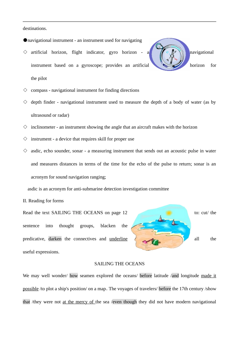 高中英语Unit 2 Sailing the oceans--Reading 人教版选修九_第3页