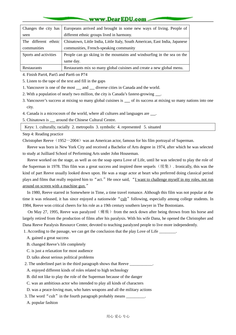 外研版英语必修10 Module6 The Maple Leaf Country-Introduction and Reading12_第3页