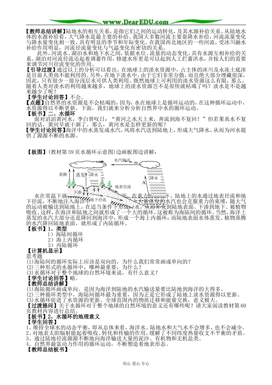 新人教版高中地理必修1自然界的水循环_第2页