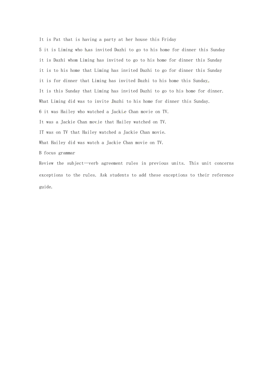 高中英语 Unit8 protecting the environment-grammar教案 冀教版必修3_第2页