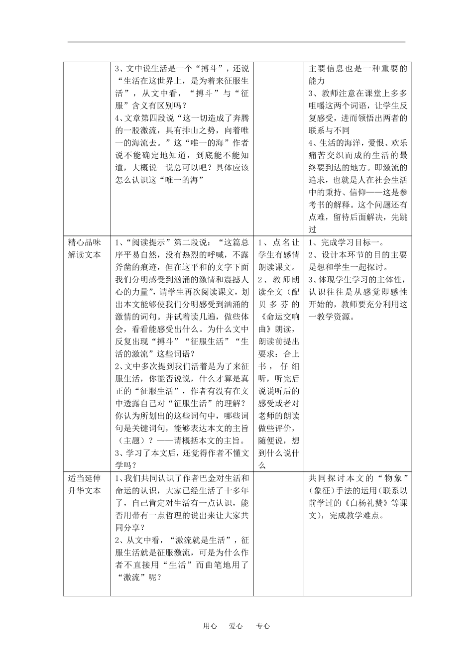 高三语文：2.6 激流 总序 教案（2）沪教版_第2页