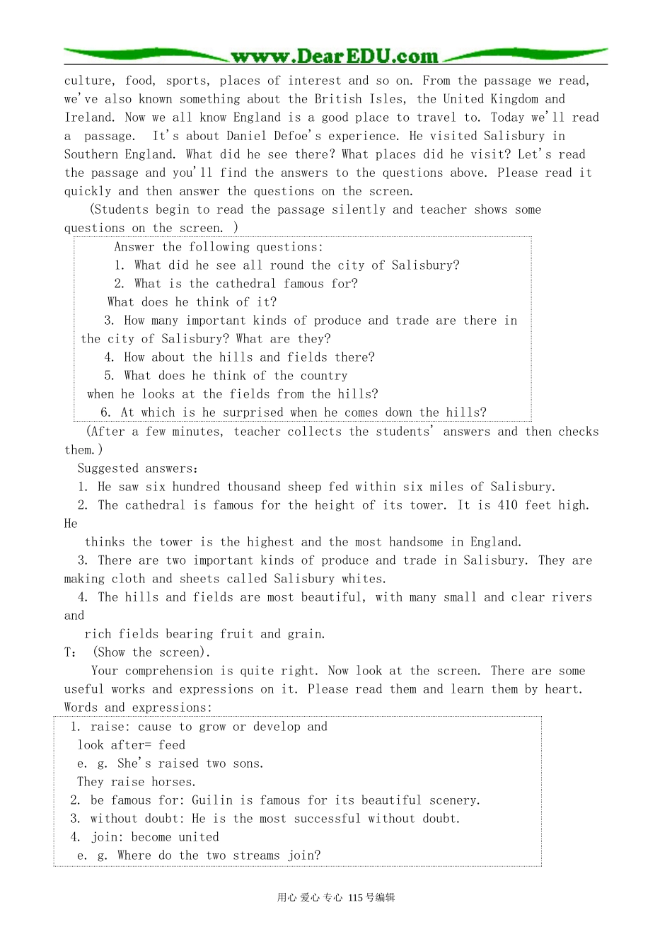 高中英语第二册上Unit 5 The British lsles-The Fourth Period_第2页