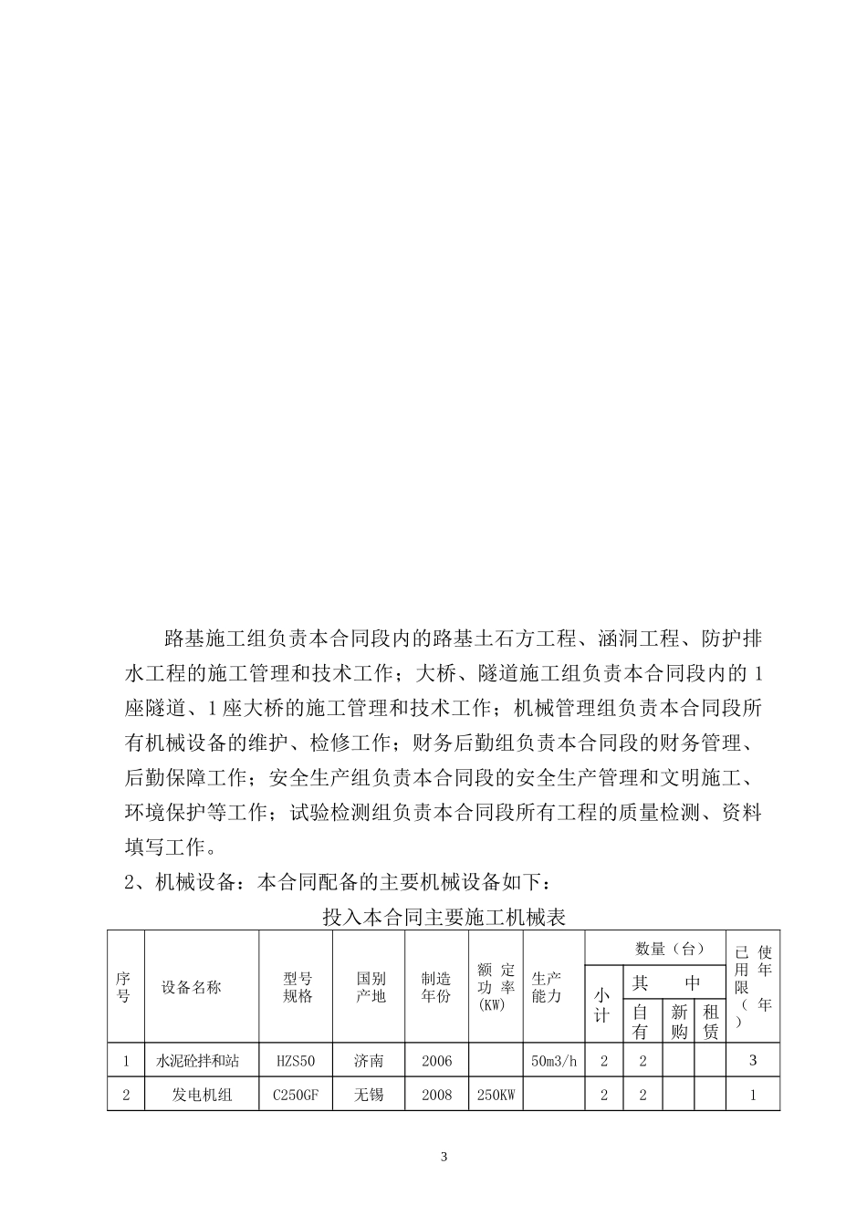 省道京承线滦平过境路工程第3合同施工总结报告(盛通55)_第3页