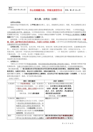 09合同法总则