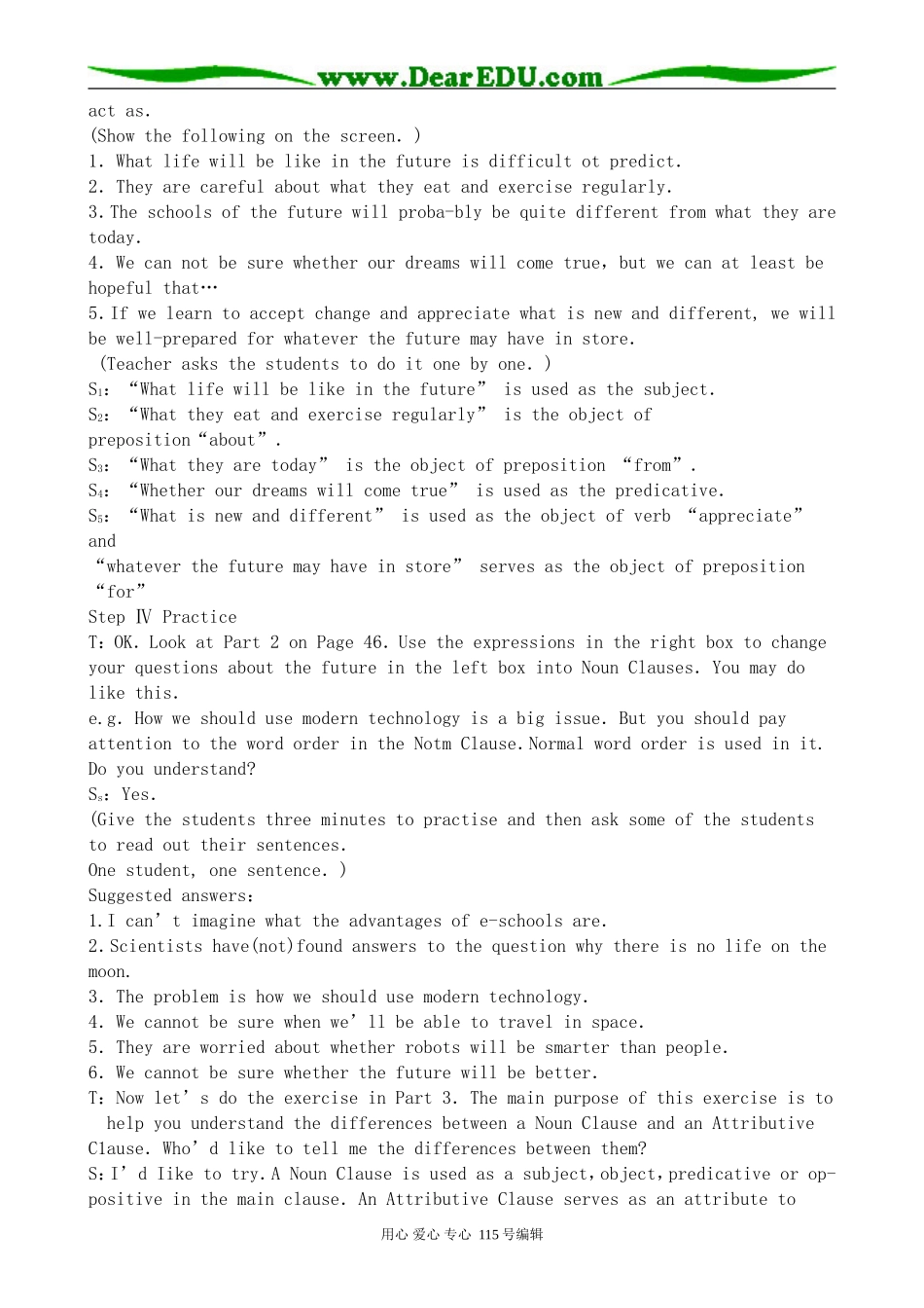 高中英语第二册上Unit6 Life in the future-The Third Period_第3页