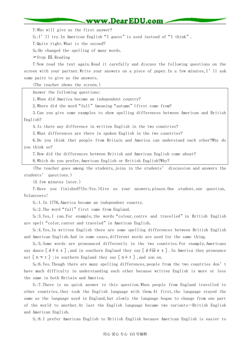 高中英语第一册上Unit 2 English around the world（4）_第2页