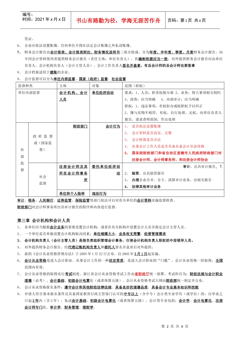 会计法律制度、会计核算与监督_第2页