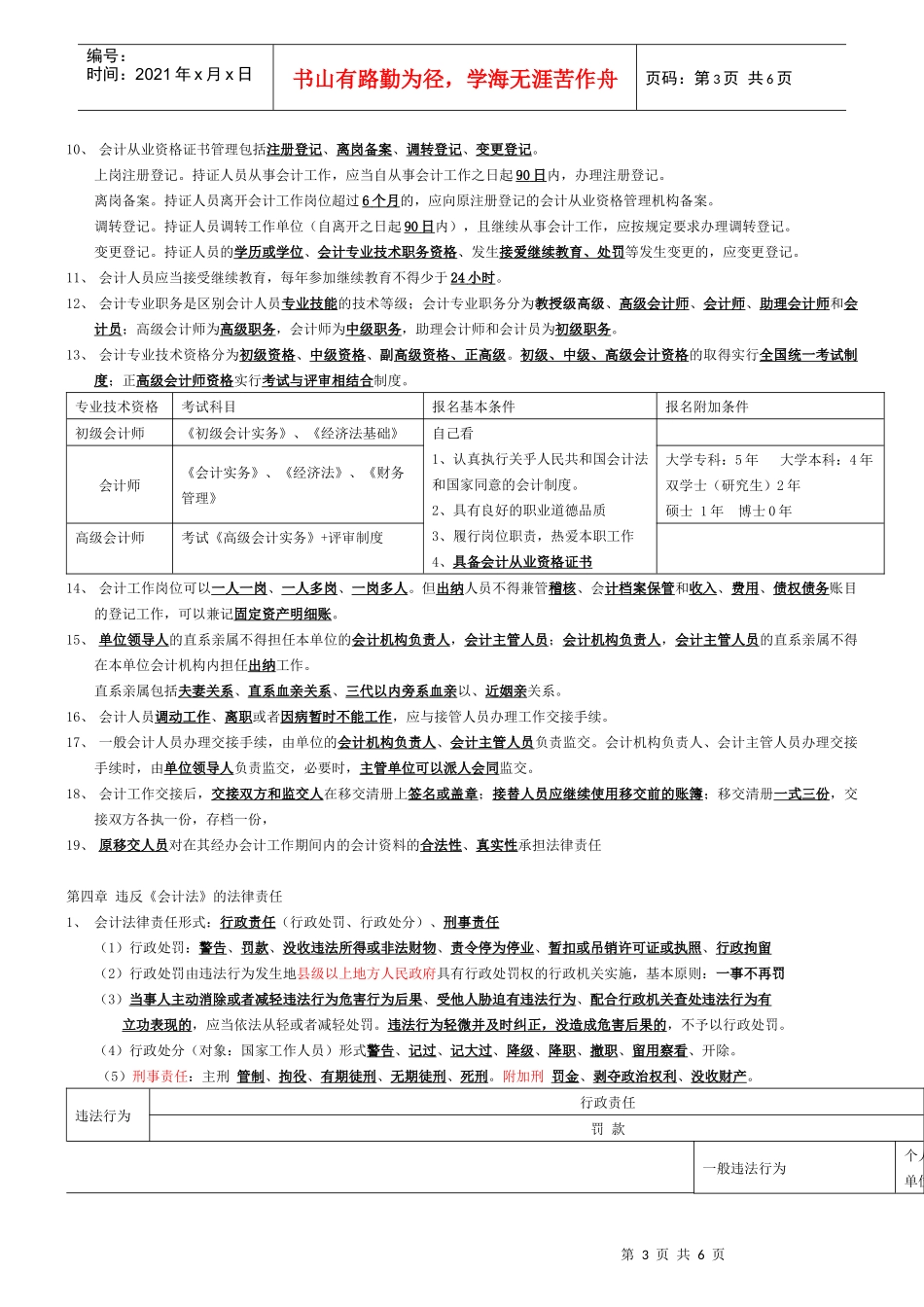 会计法律制度、会计核算与监督_第3页