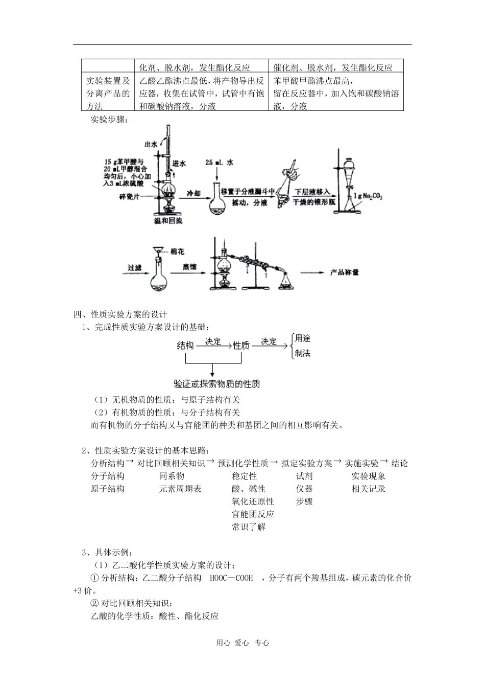 高三化学实验方案的设计化学知识精讲_第3页