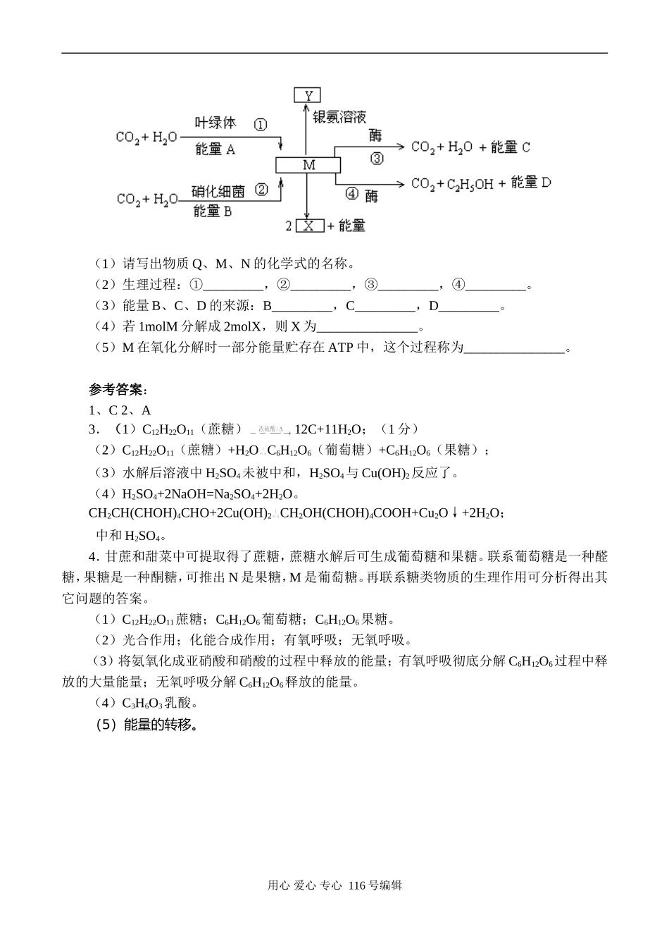 高二化学选修5 糖类2_第3页