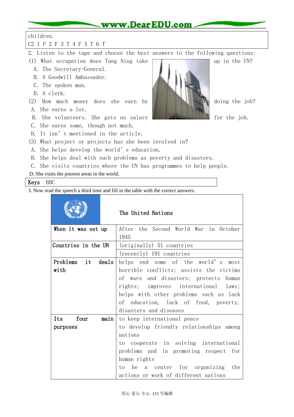 牛津版高中英语选修6Unit4 Helping people around the world--Reading_第2页