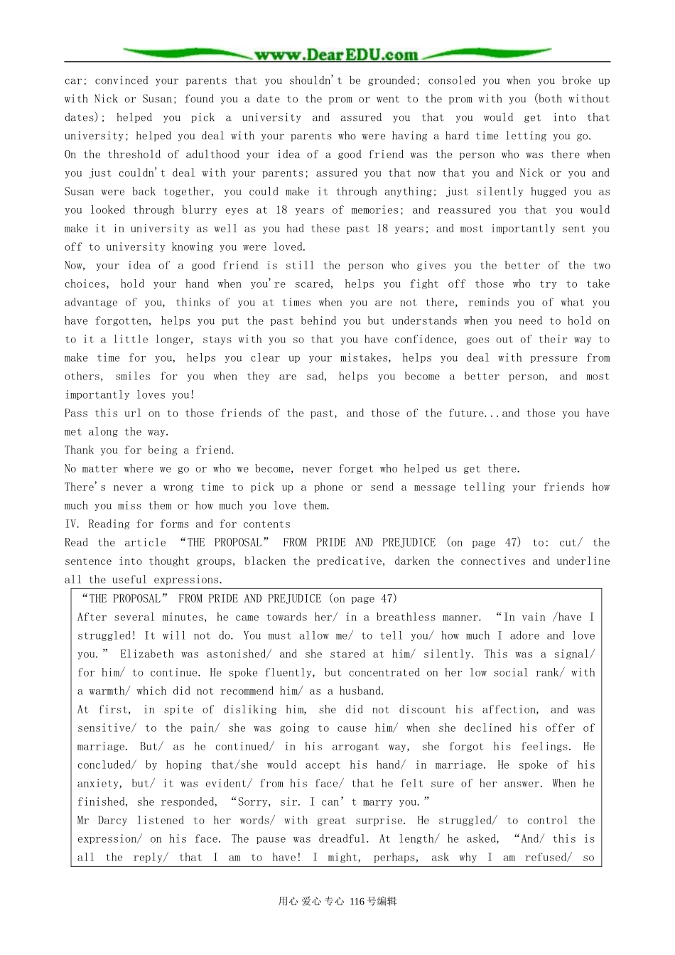 高中英语Unit 5 Enjoying novels-using language_第2页