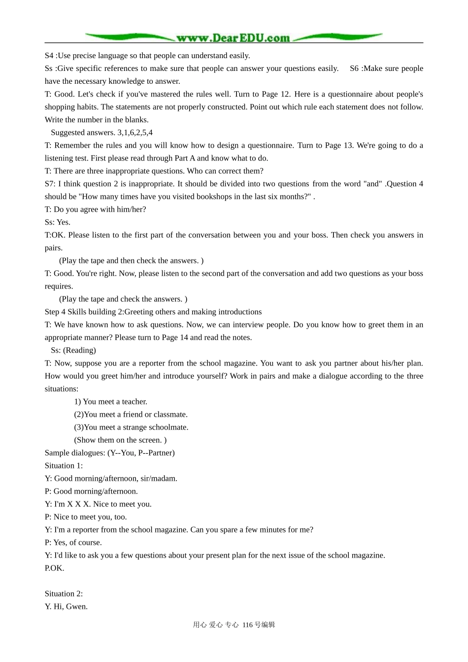 高中英语Unit 1 Period 5  Task_第2页