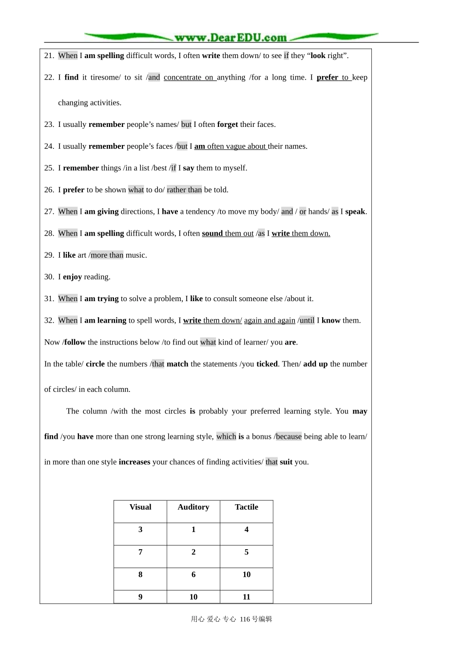 高中英语Unit 4 Learning efficiently  Using Language_第3页