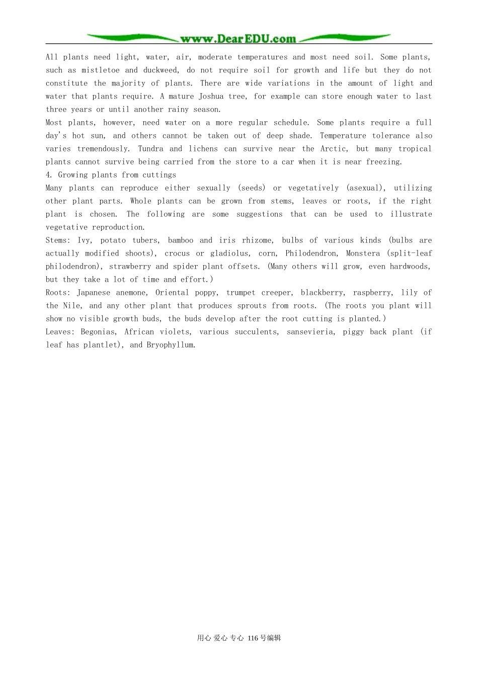 高中英语Unit 4 Exploring plants-section 1-2_第3页