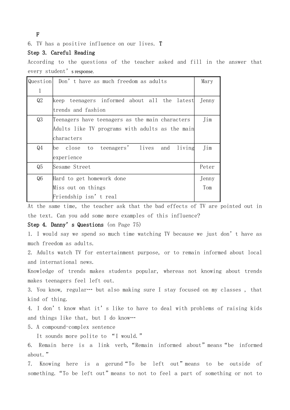 冀教版高中英语必修5Unit6 Teenagers and Television_第2页