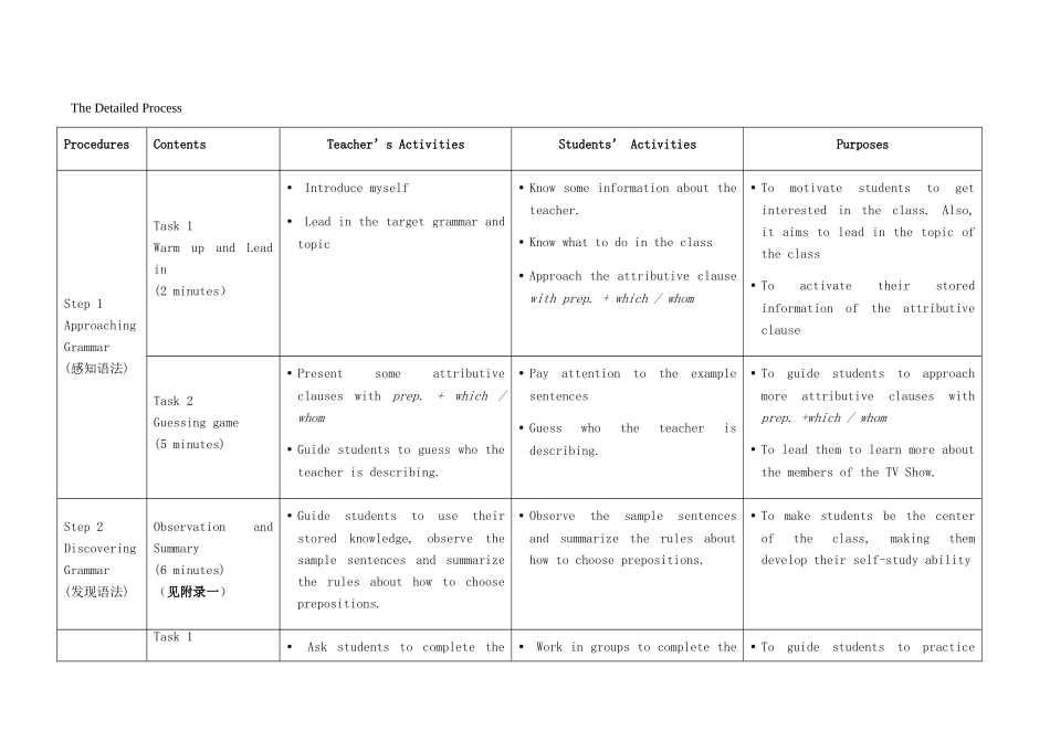 高中英语 Unit5 Structures The Attributive Clause（prepwhich whom）教学设计 新人教版必修2-新人教版高一必修2英语教案_第3页