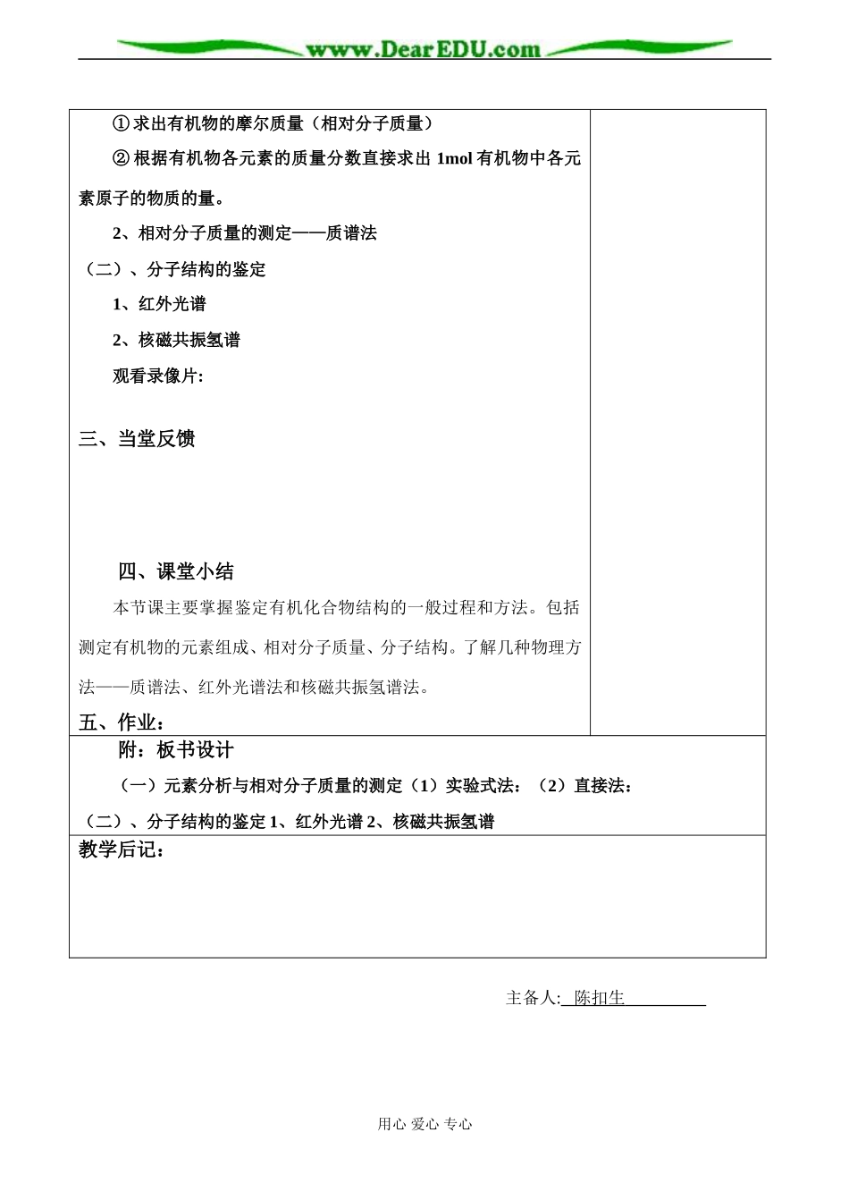 高二化学选修5 研究有机化合物的一般步骤和方法(二)_第2页