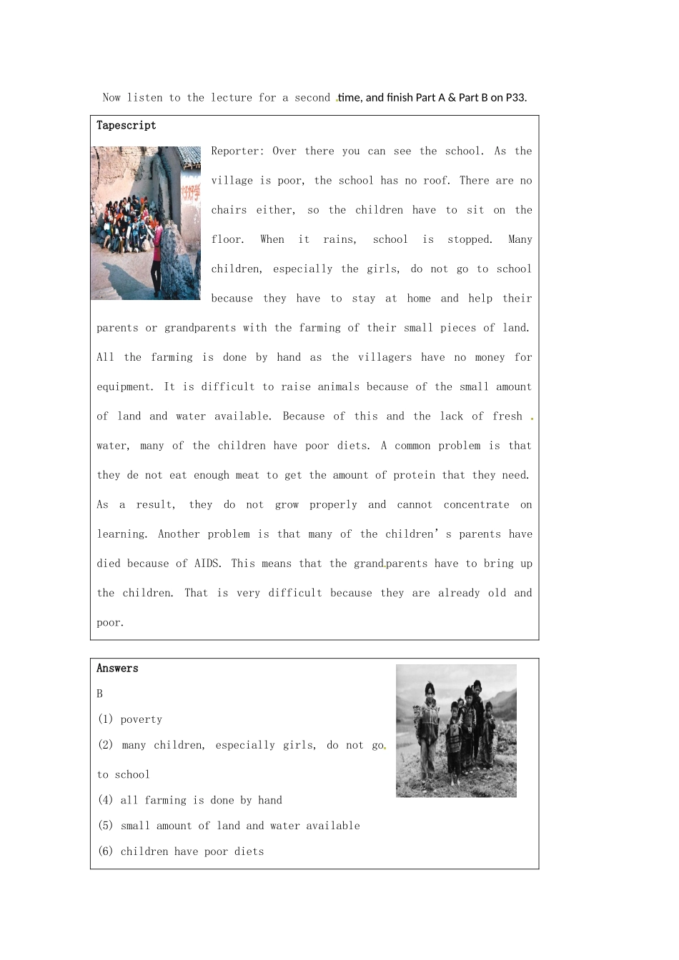 高中英语 Unit4《helping people around the world-Task》教案 牛津译林版选修6_第3页