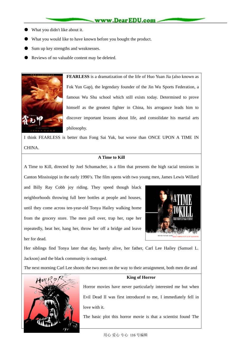 高中英语必修6Module6 Period3 Reading and writing_第2页