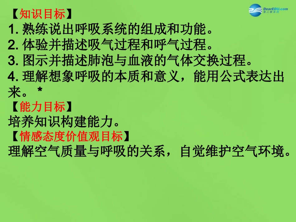 山东省淄博市临淄区第八中学七年级生物下册 第三章 人体的呼吸课件1 新人教版_第3页