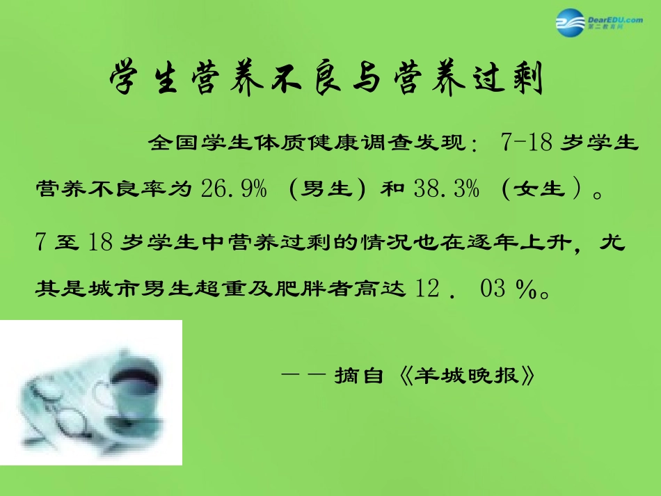 山东省淄博市临淄区第八中学七年级生物下册 2.3 关注合理营养与食品安全课件 新人教版_第3页