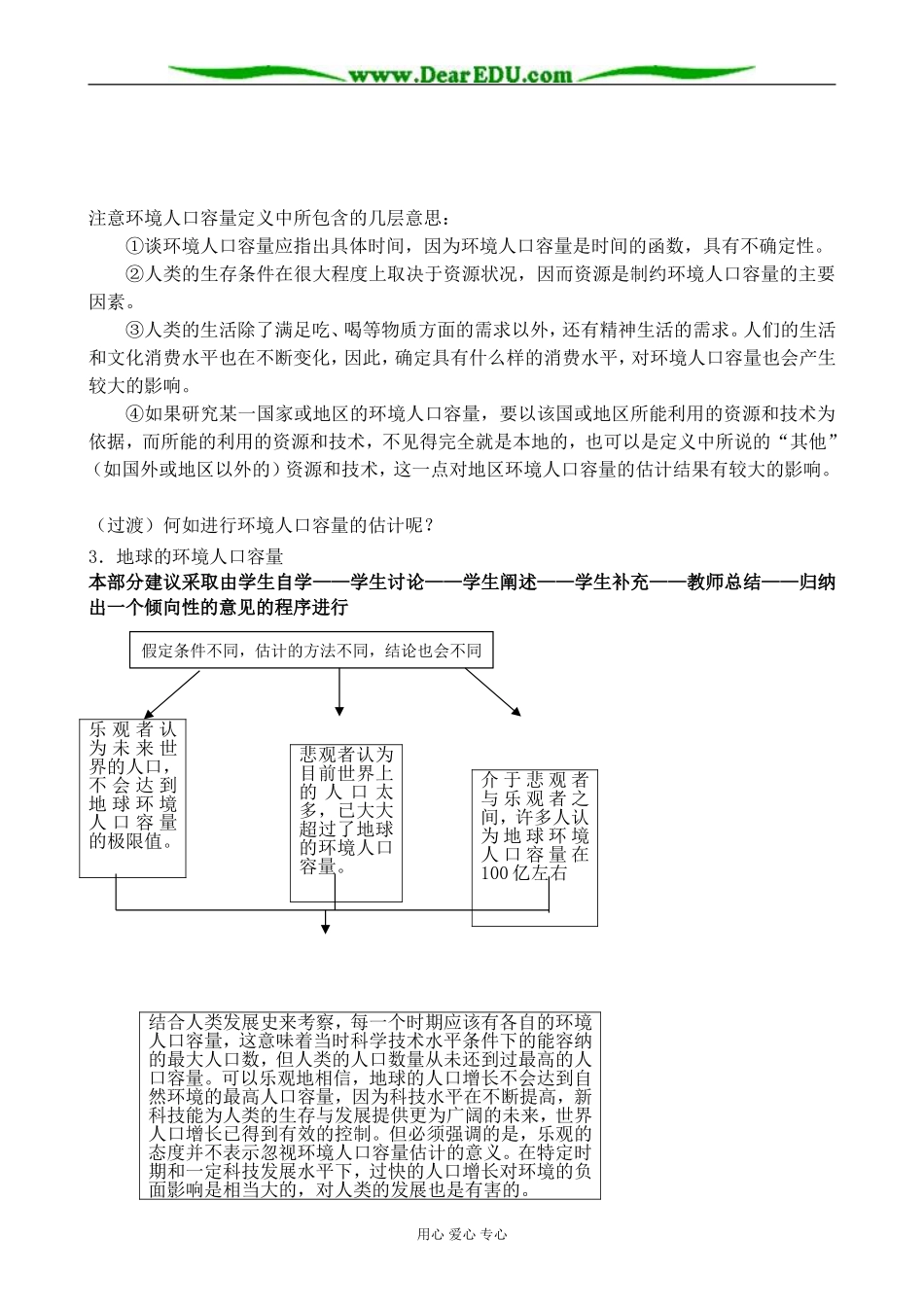 新人教版高中地理必修2人口的合理容量_第2页