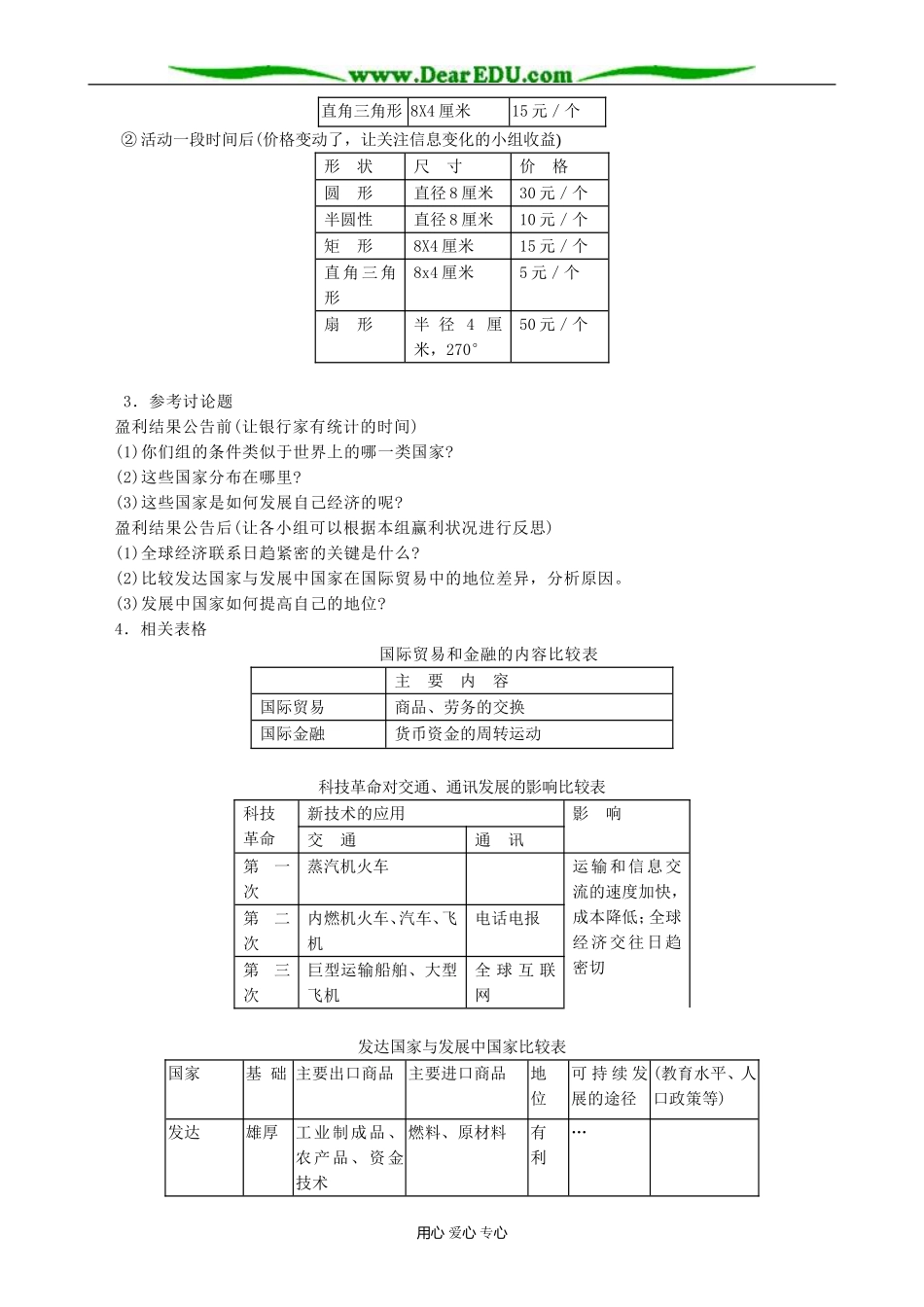 人教版高中地理必修下册国际贸易和金融(2)_第3页